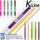 케이라인 뉴니들3색+스타사각형광펜세트