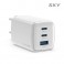 스카이 필 GaN 4세대 초미니 65W 멀티 3포트 PD 초고속 충전 어댑터