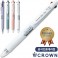크라운바이트클립3색볼펜